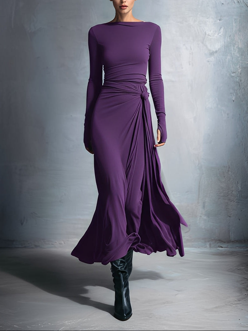 Naomie | Maxi Dress with Side Bow