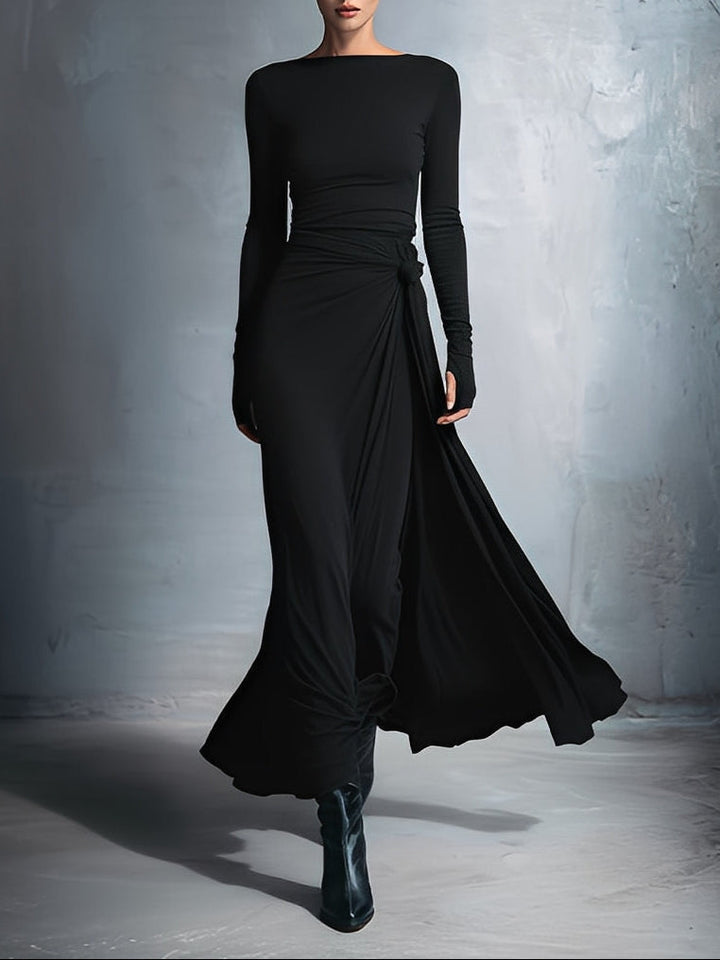 Naomie | Maxi Dress with Side Bow