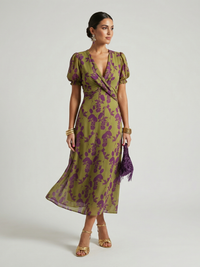 Virel™ Relaxed Floral Midi Dress