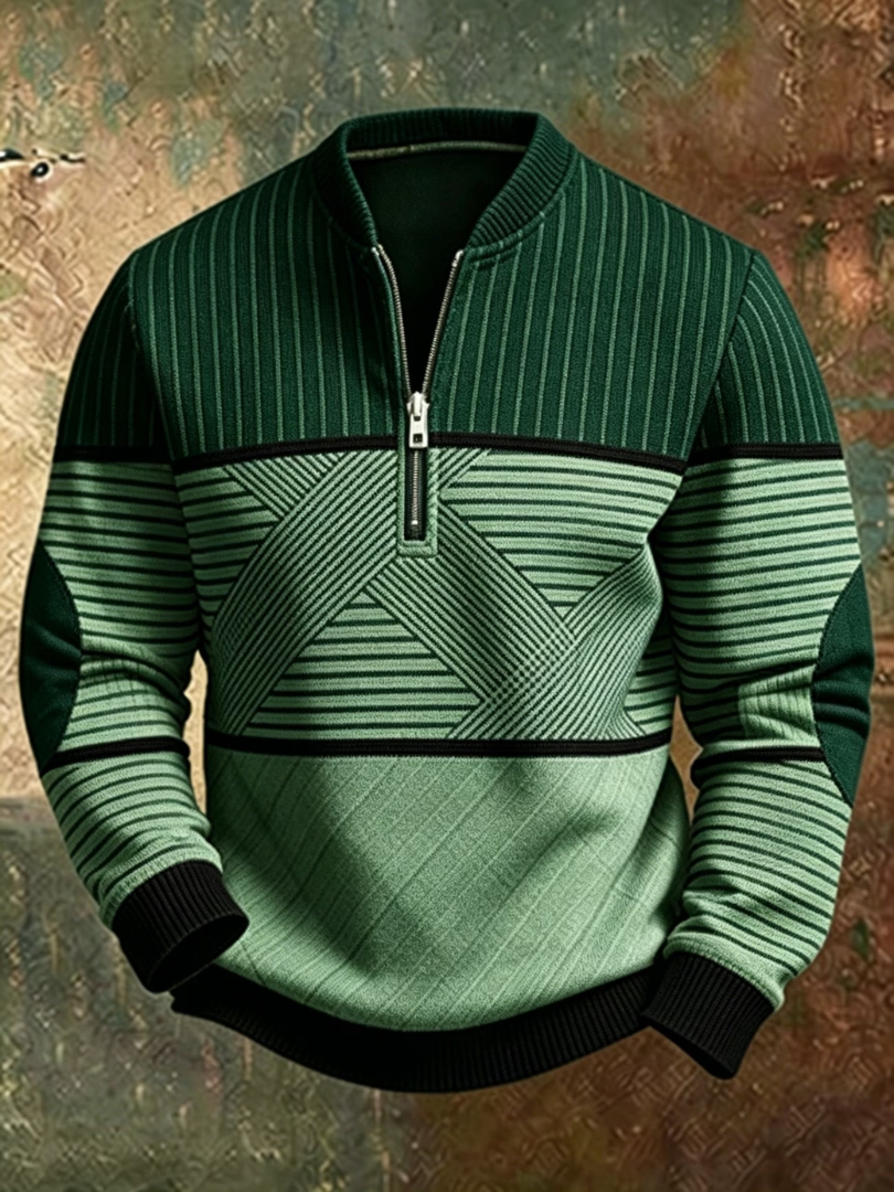 Viktor | Stylish Men's Half-Zip Sweater