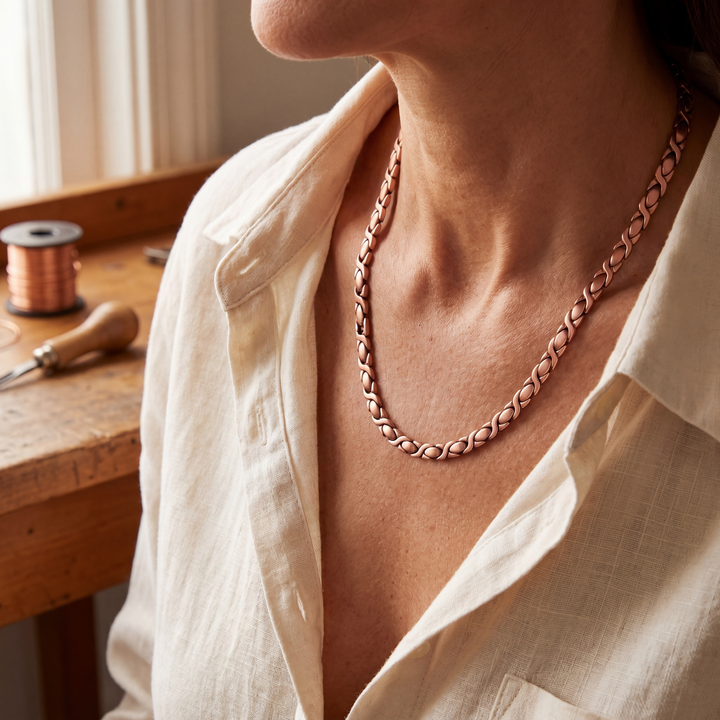 Amelia's Cedar Copper Necklace