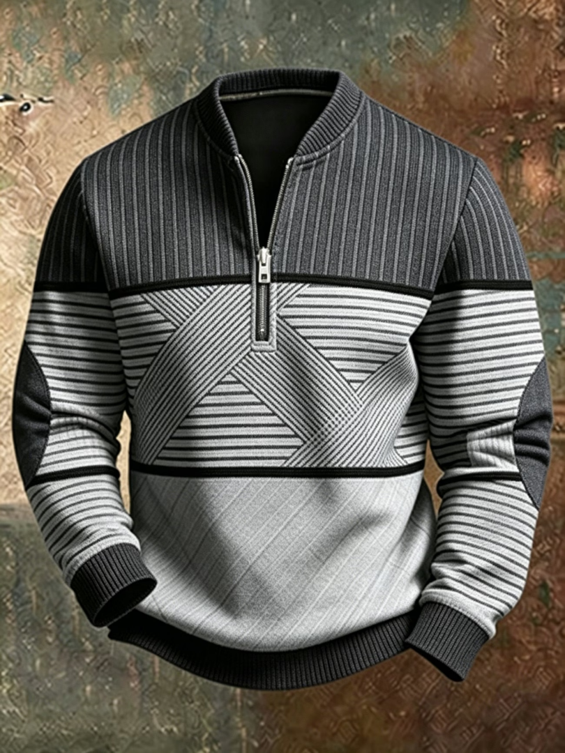 Viktor | Stylish Men's Half-Zip Sweater