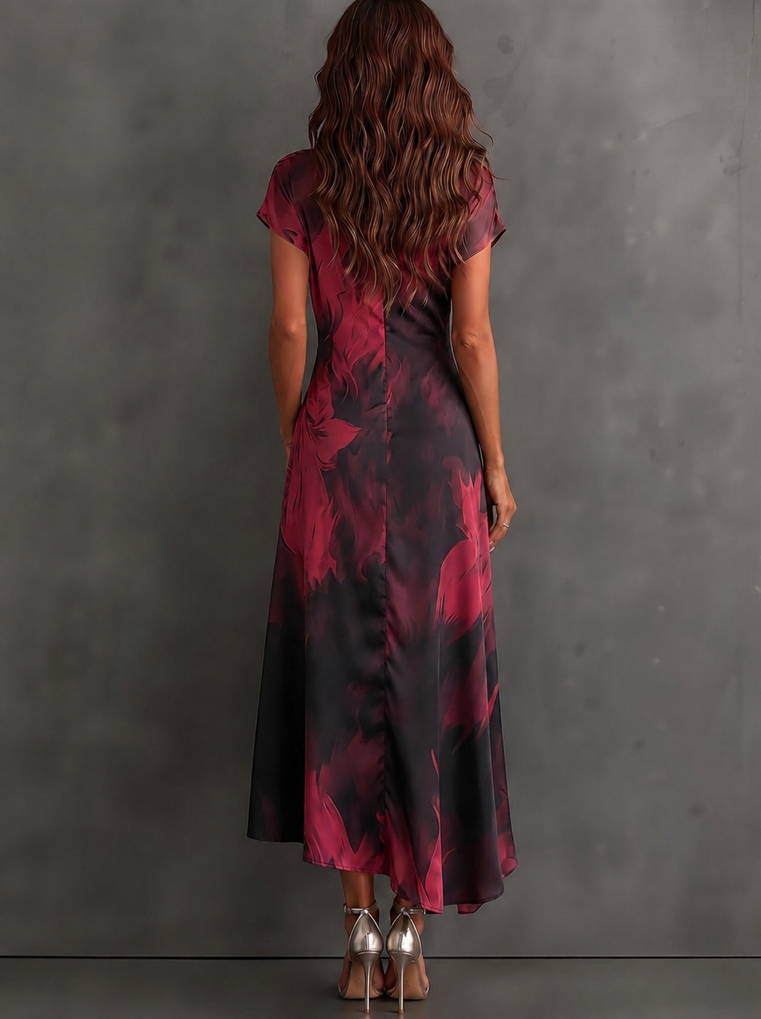 Andréa – Long Wrap Dress