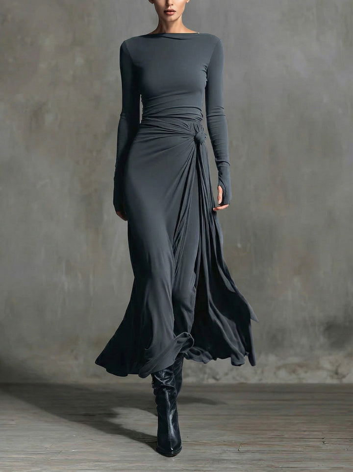 Naomie | Maxi Dress with Side Bow