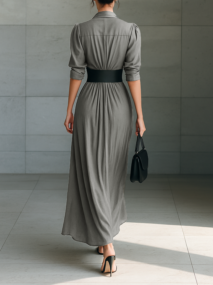 Zephyrine | Long Pleated Dress