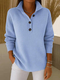 Florence™ | V-Neck Polo Sweater