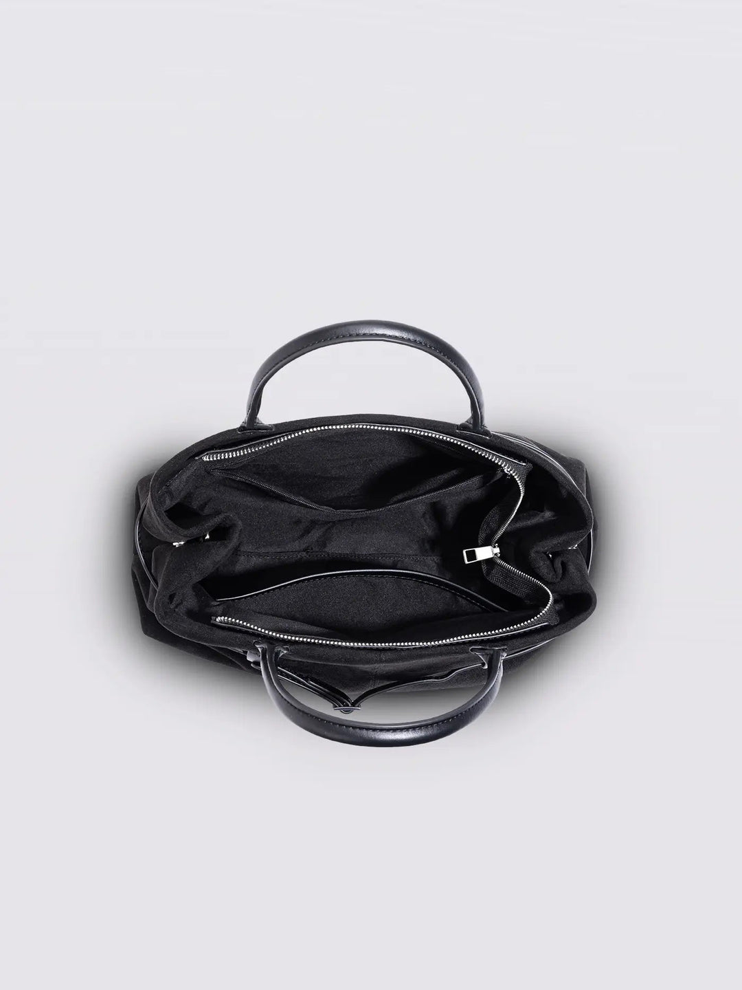 Suede Shopper with Adjustable Strap
