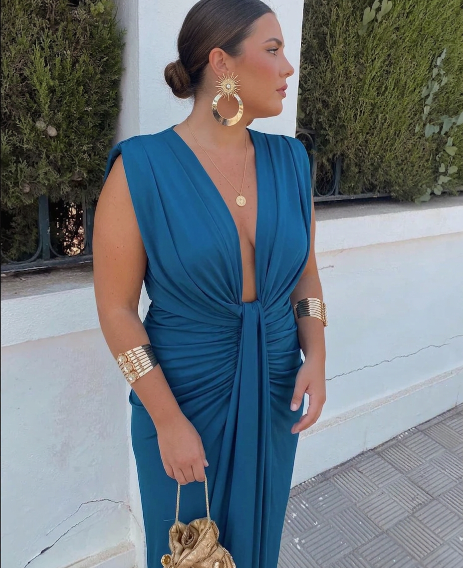 Lily | Elegant Pleated Dress