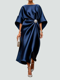Elegant Flowing Evening Maxi Dress
