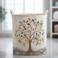 Ludmilla™ | Vital Bloom Quilted Laundry Basket
