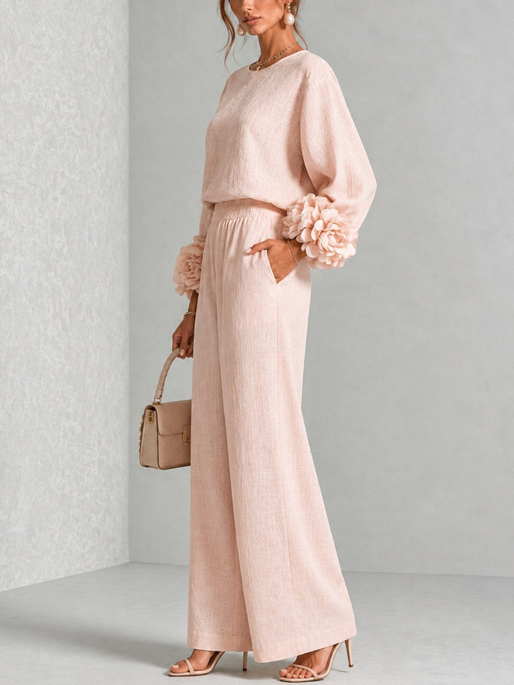 Carys | Floral Cuff Two-Piece Set