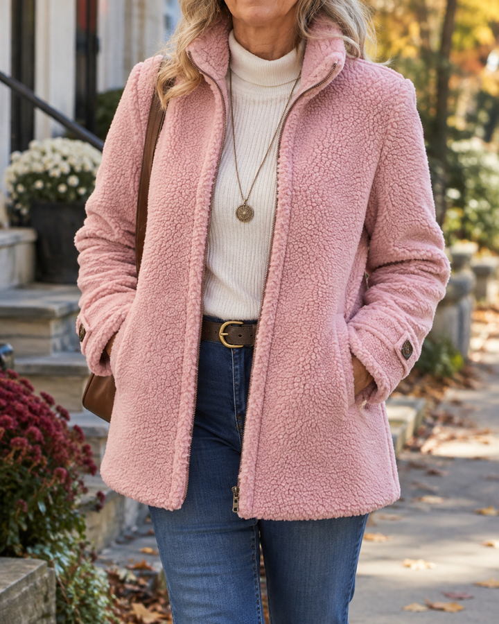 Rebecca - Cosy Stand Collar Jacket