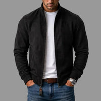 DONACCI Suede Bomber Jacket