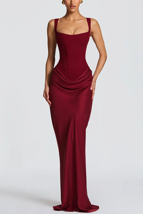 Éléonore | Square Neck Maxi Dress