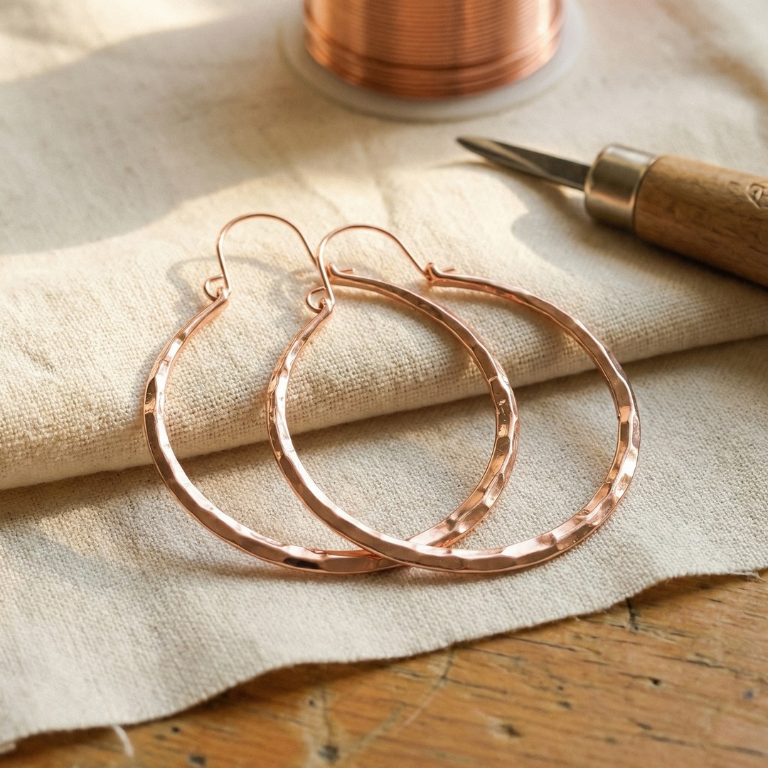 Amelia's Willow Copper Earrings
