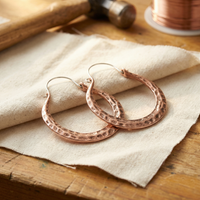 Amelia's Ember Copper Earrings