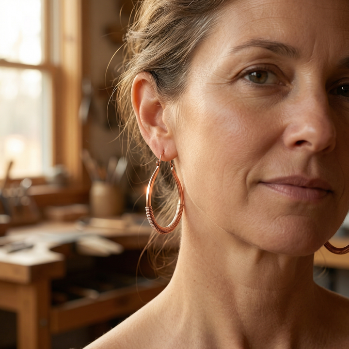 Amelia's Creek Copper Earrings