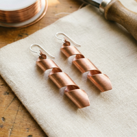 Amelia's Dusk Copper Earrings
