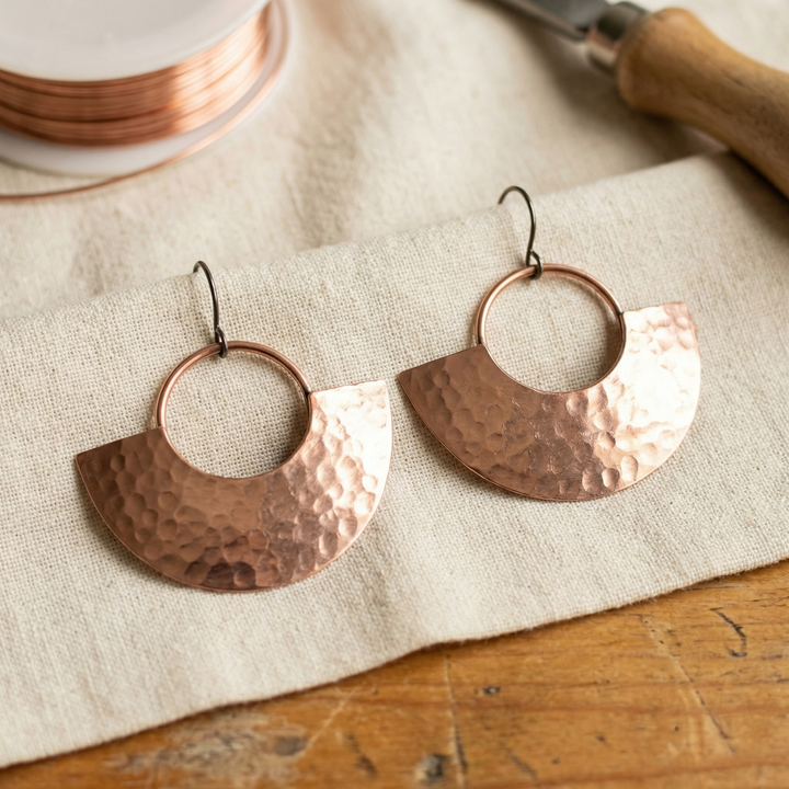 Amelia's Sol Copper Earrings