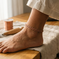 Amelia's Reed Copper Anklet