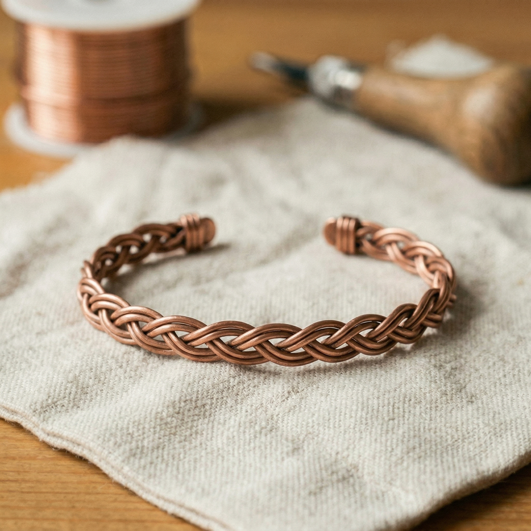 Amelia's Reed Copper Anklet