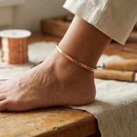 Amelia's Sand Copper Anklet