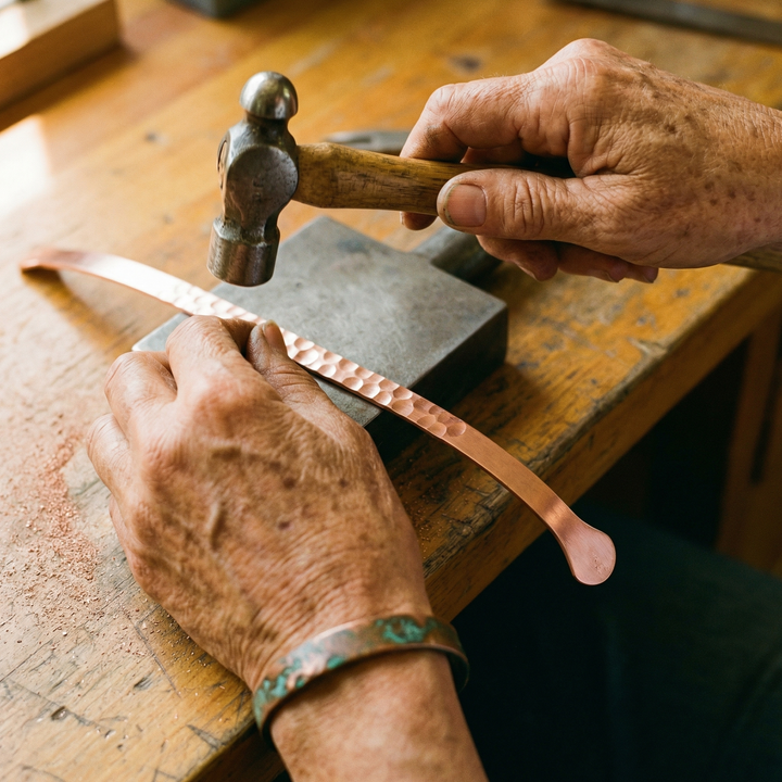 Amelia's Lodestone Copper Bracelet