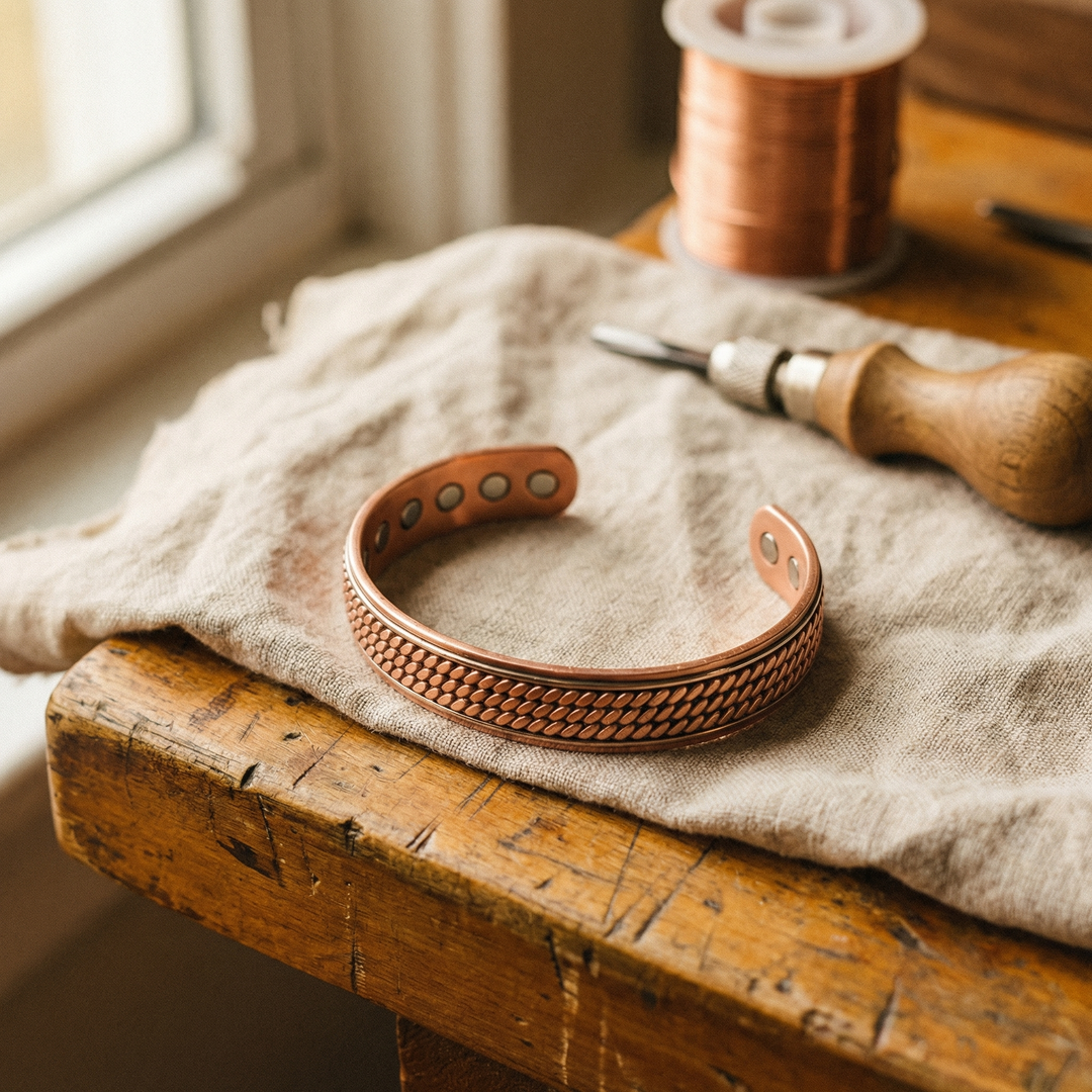 Amelia's Wave Copper Bracelet