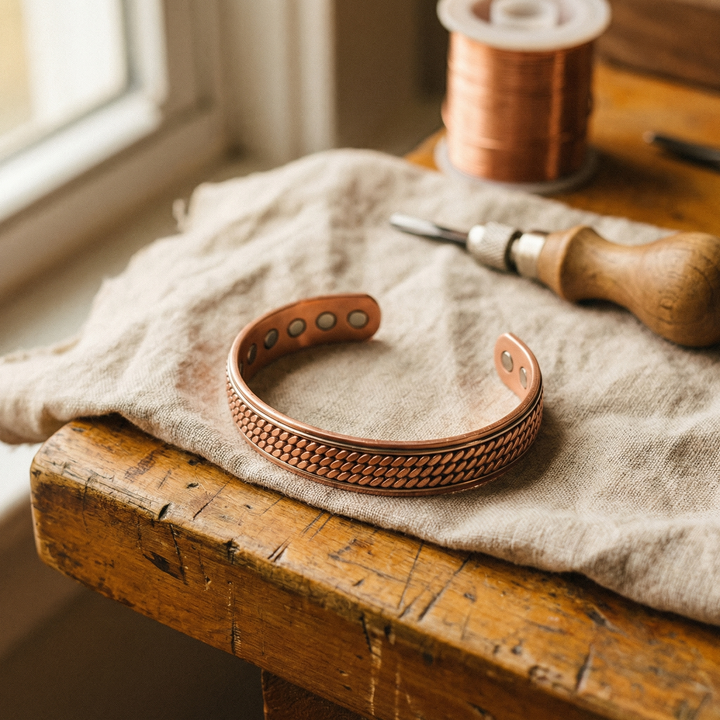Amelia's Wave Copper Bracelet