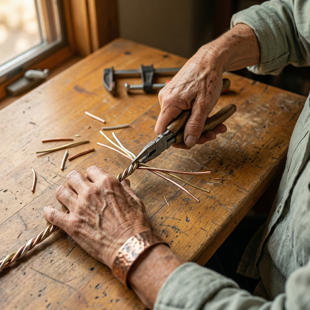 Amelia's Stone Copper Bracelet