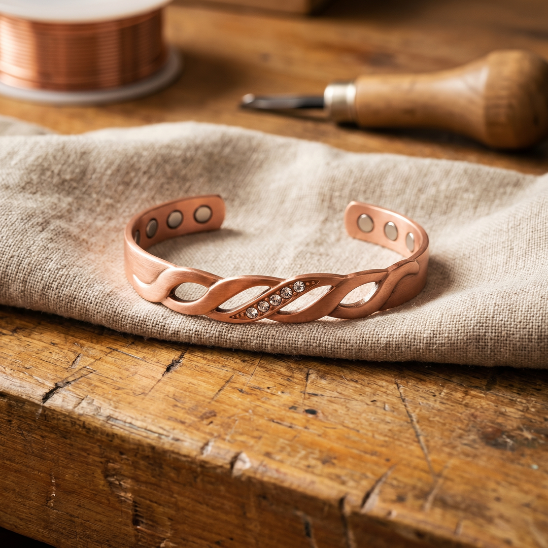 Amelia's Seam Copper Bracelet