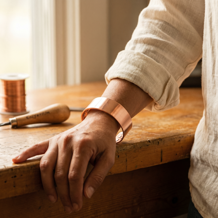 Amelia's Anvil Copper Bracelet