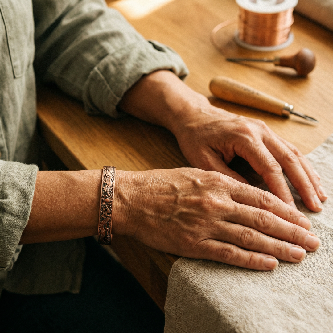 Amelia's Loam Copper Bracelet