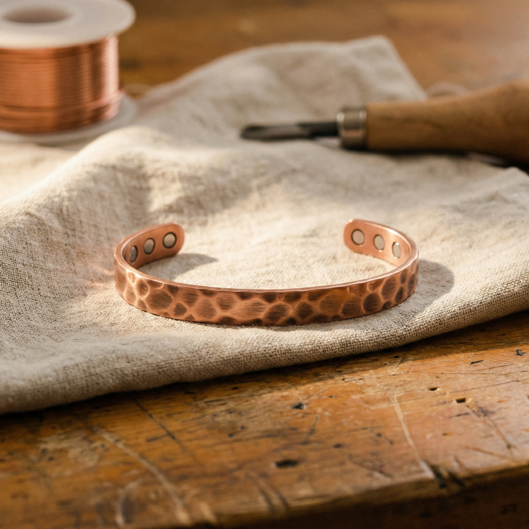 Amelia's Furrow Copper Bracelet