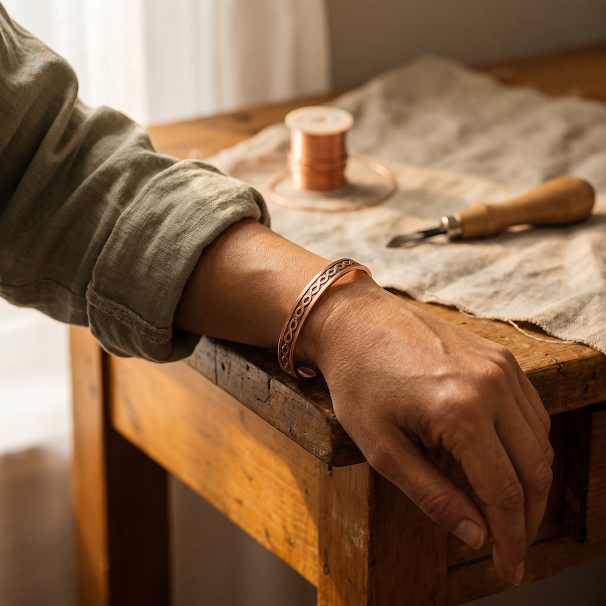 Amelia's Current Copper Bracelet