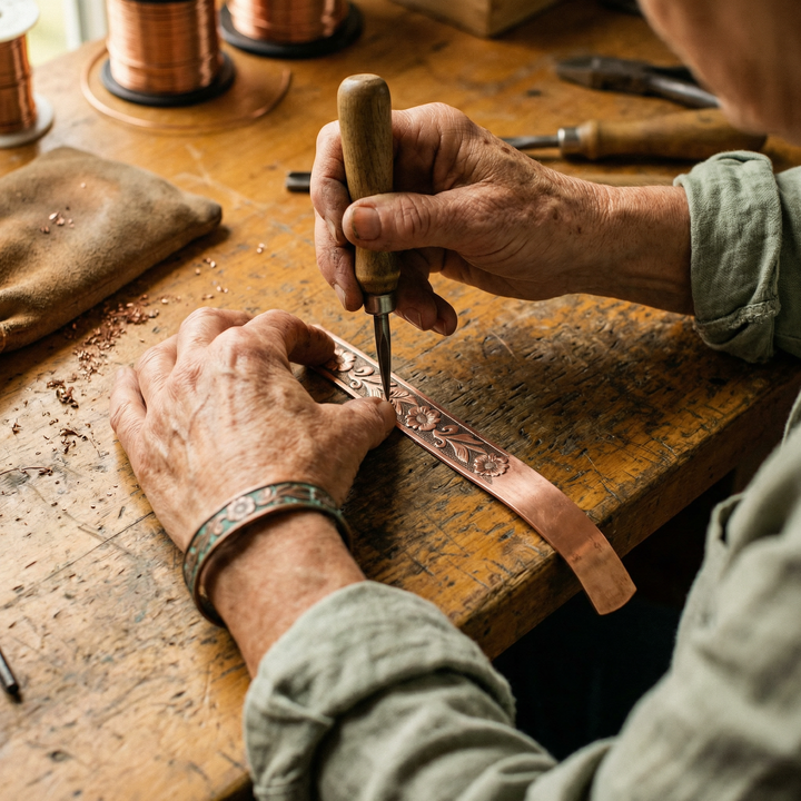 Amelia's Vine Copper Bracelet