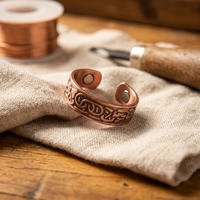 Amelia's Burr Copper Ring