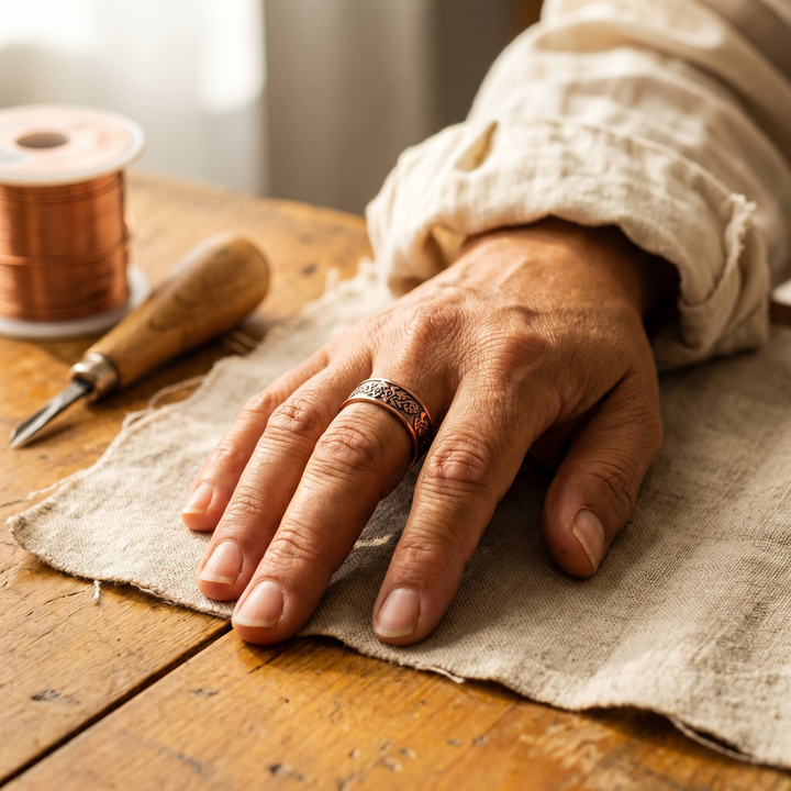 Amelia's Clag Copper Ring
