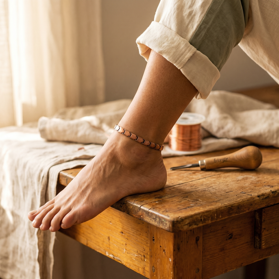 Amelia's Shore Copper Anklet
