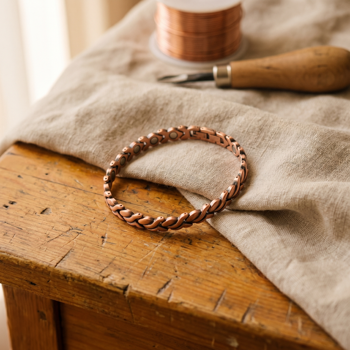Amelia's Dune Copper Anklet