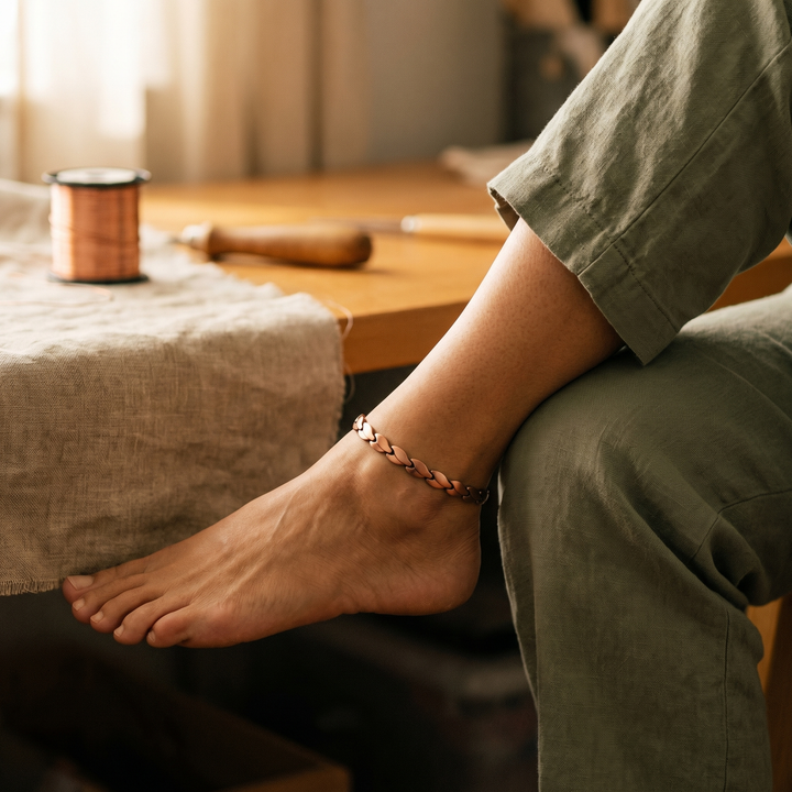 Amelia's Marsh Copper Anklet