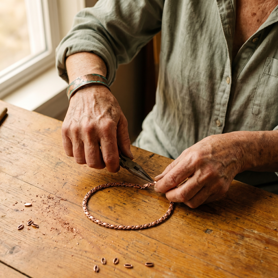 Amelia's Cedar Copper Necklace