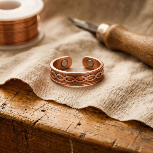 Amelia's Char Copper Ring