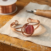 Amelia's Sphere Pink Copper Bracelet