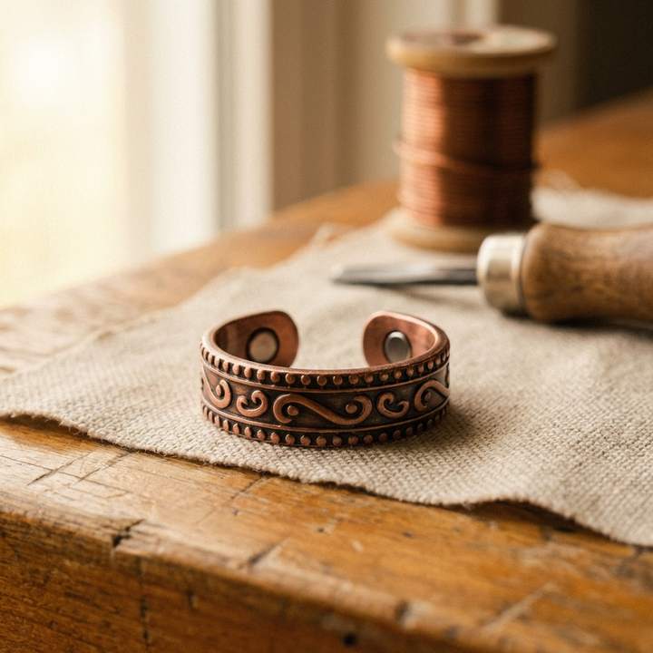 Amelia's Fern Copper Ring