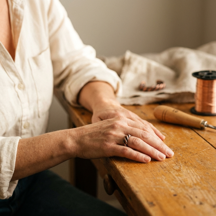 Amelia's Tine Copper Ring