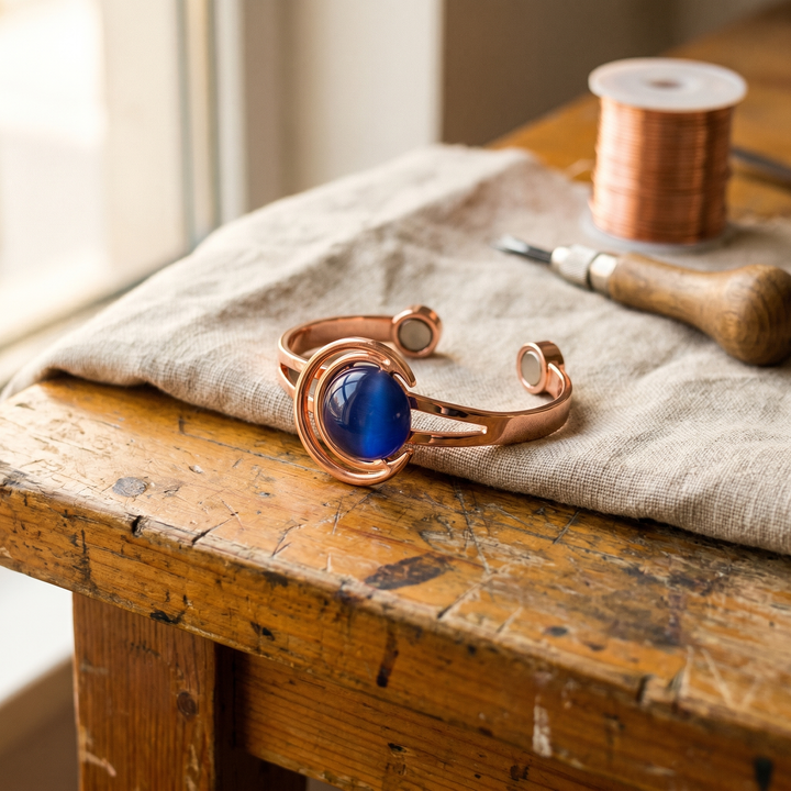 Amelia's Sphere Copper Bracelet