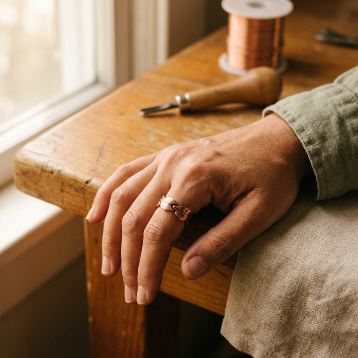Amelia's Bind Copper Ring