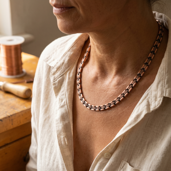 Amelia's Haze Copper Necklace
