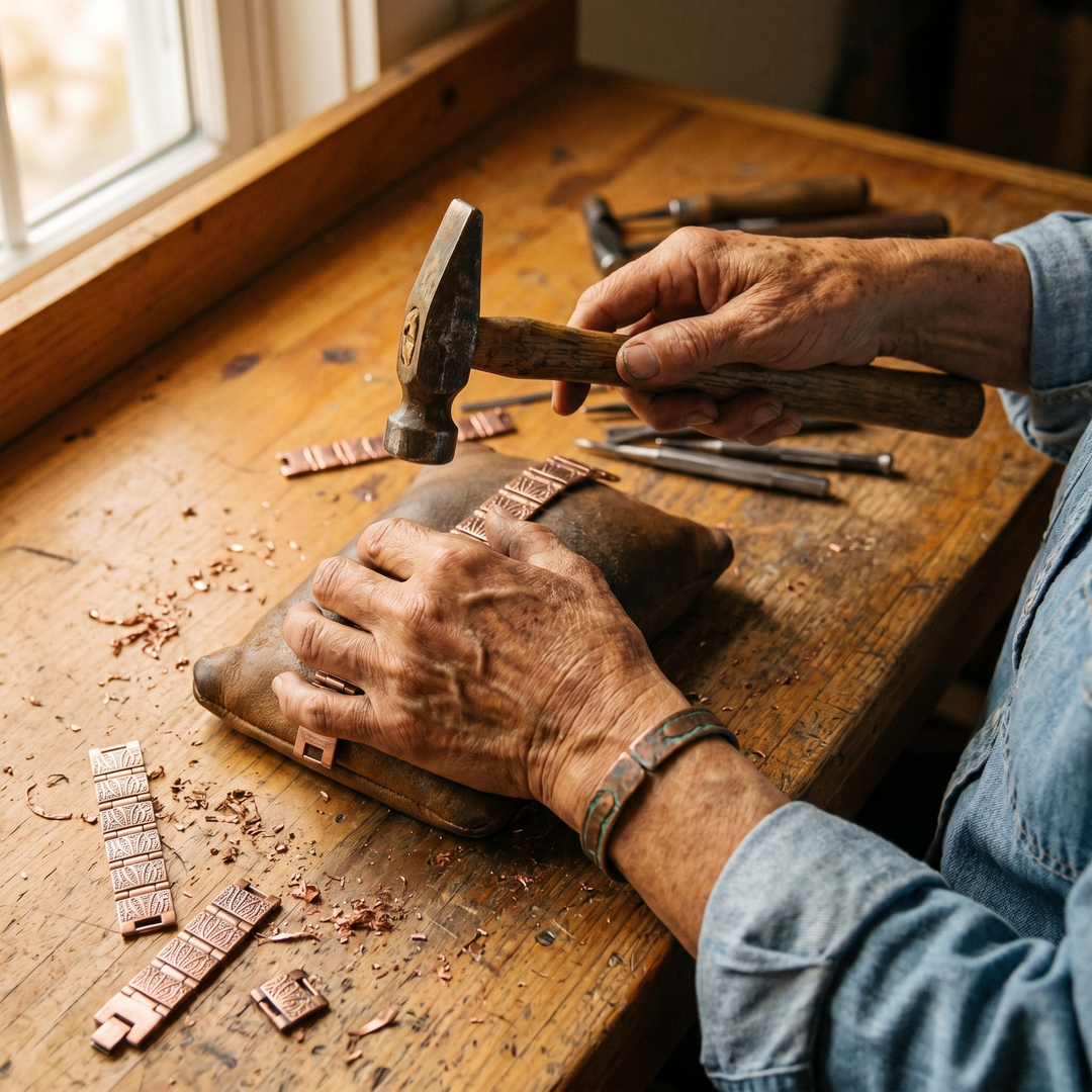 Amelia's Grit Men's Copper Bracelet